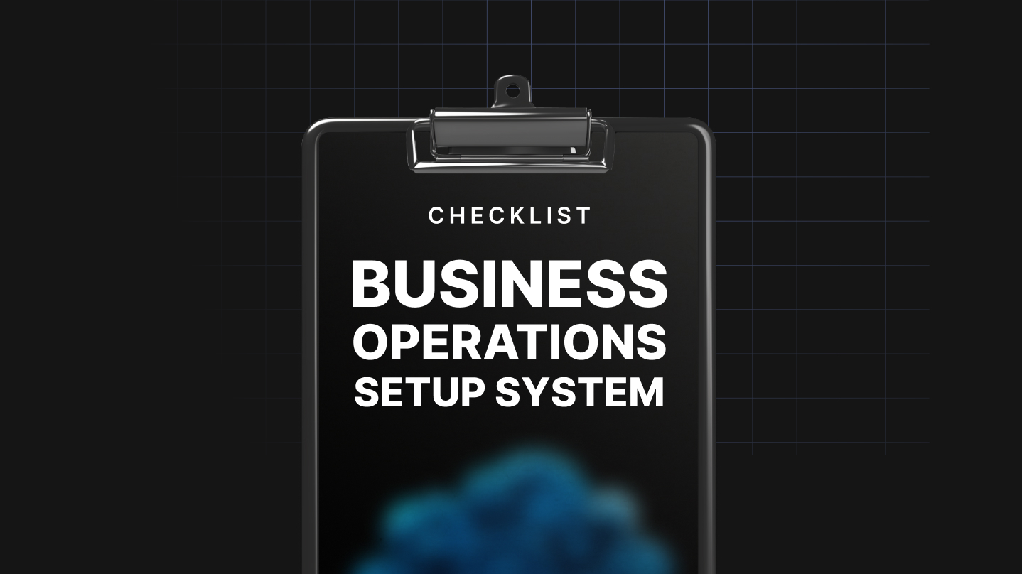 Business Operations Setup Systems