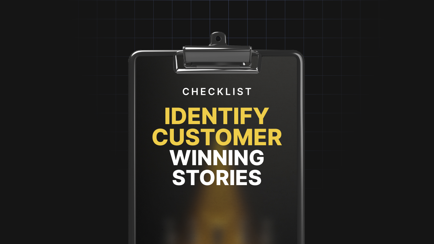 Identify Customer Winning Stories