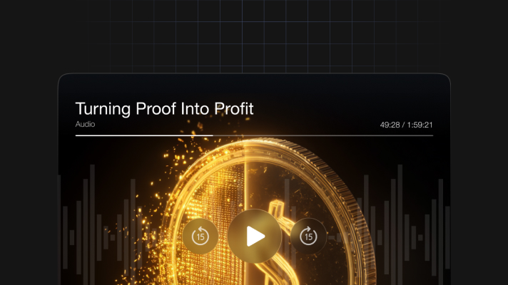 Turning Proof Into Profit