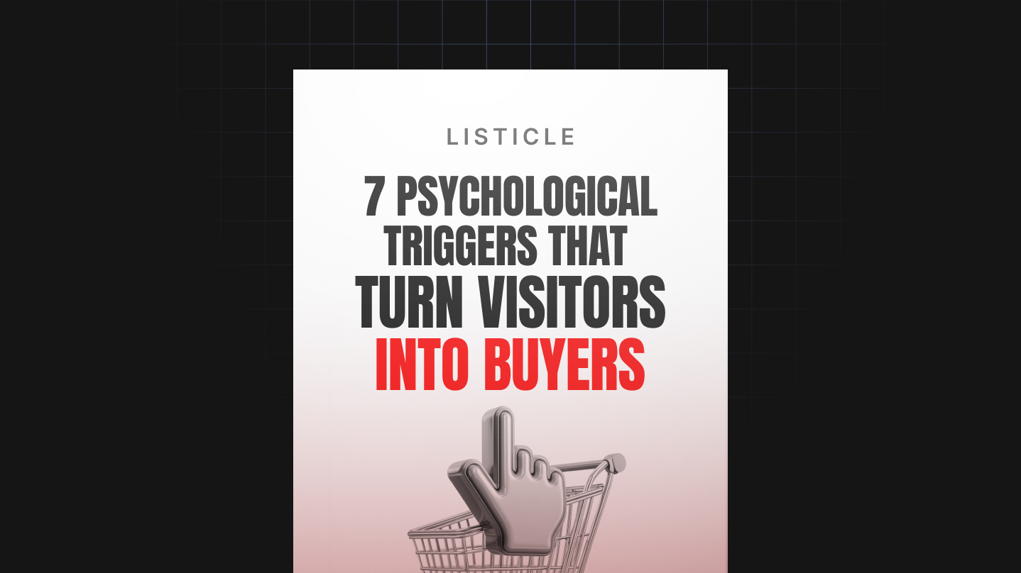 7 Psychological Triggers That Turn Visitors into Buyers