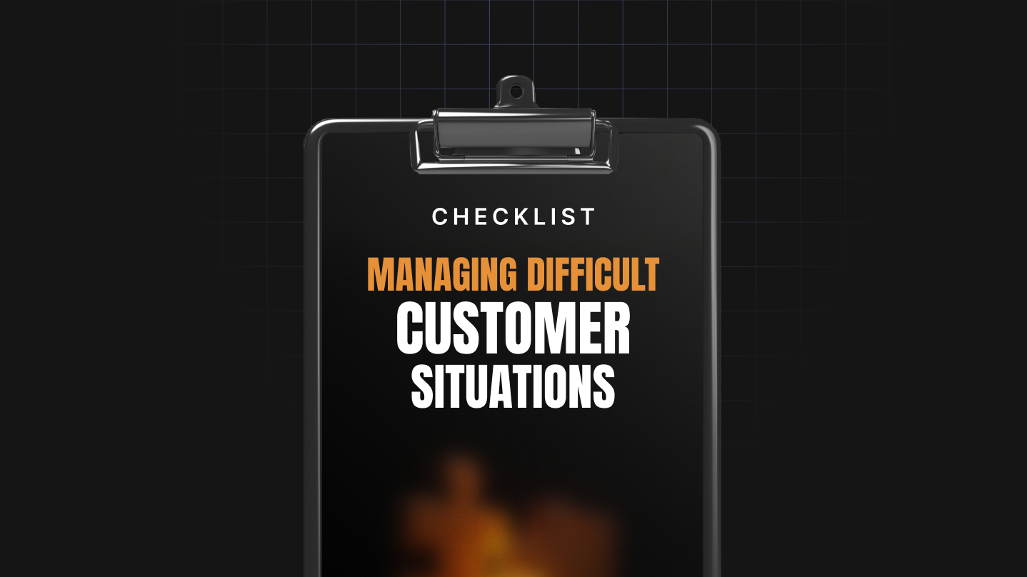 Managing Difficult Customer Situations