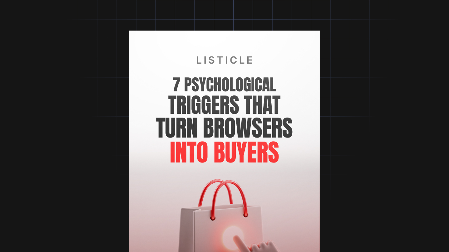 7 Psychological Triggers That Turn Browsers Into Buyers