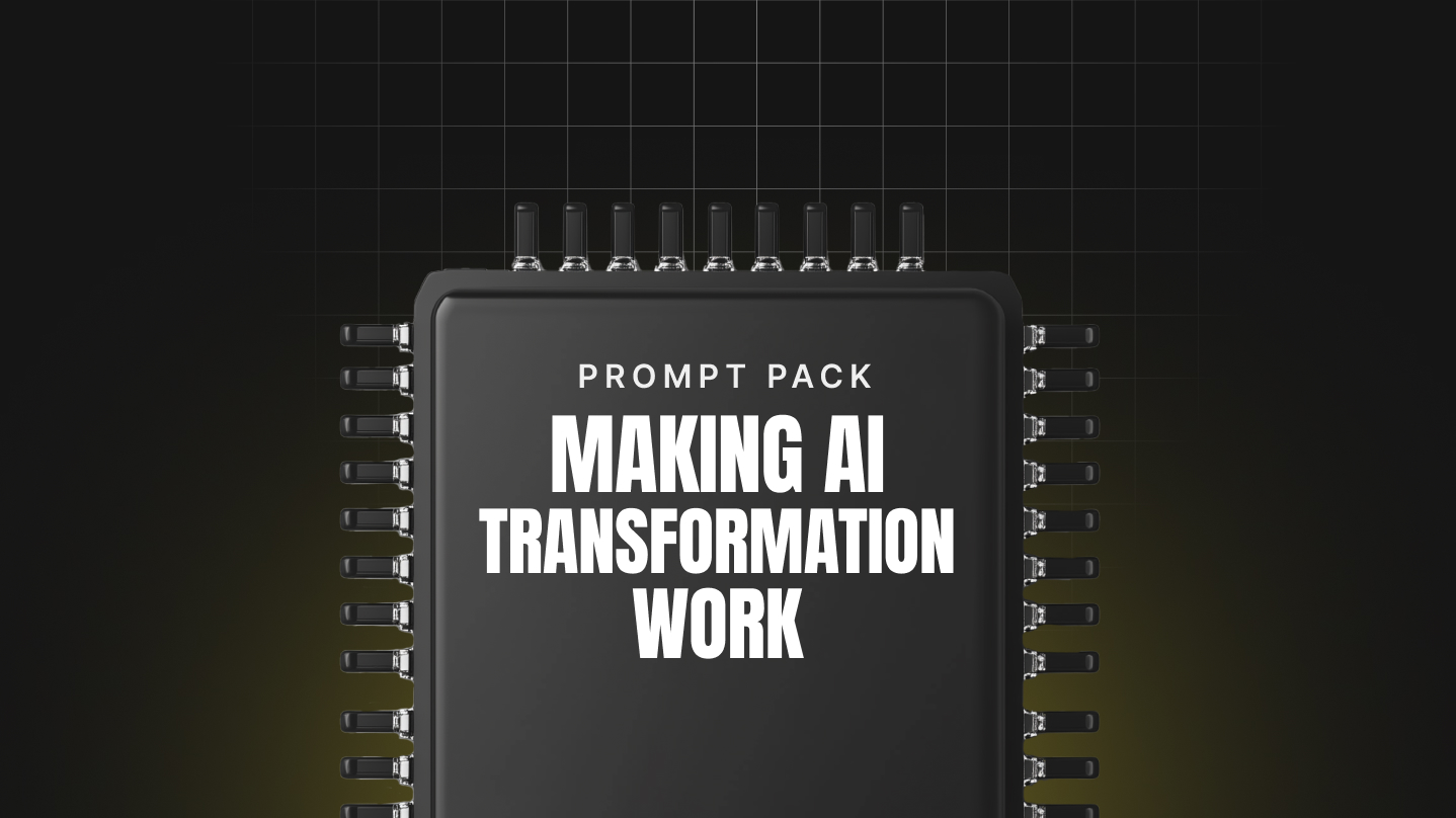 Making AI Transformation Work