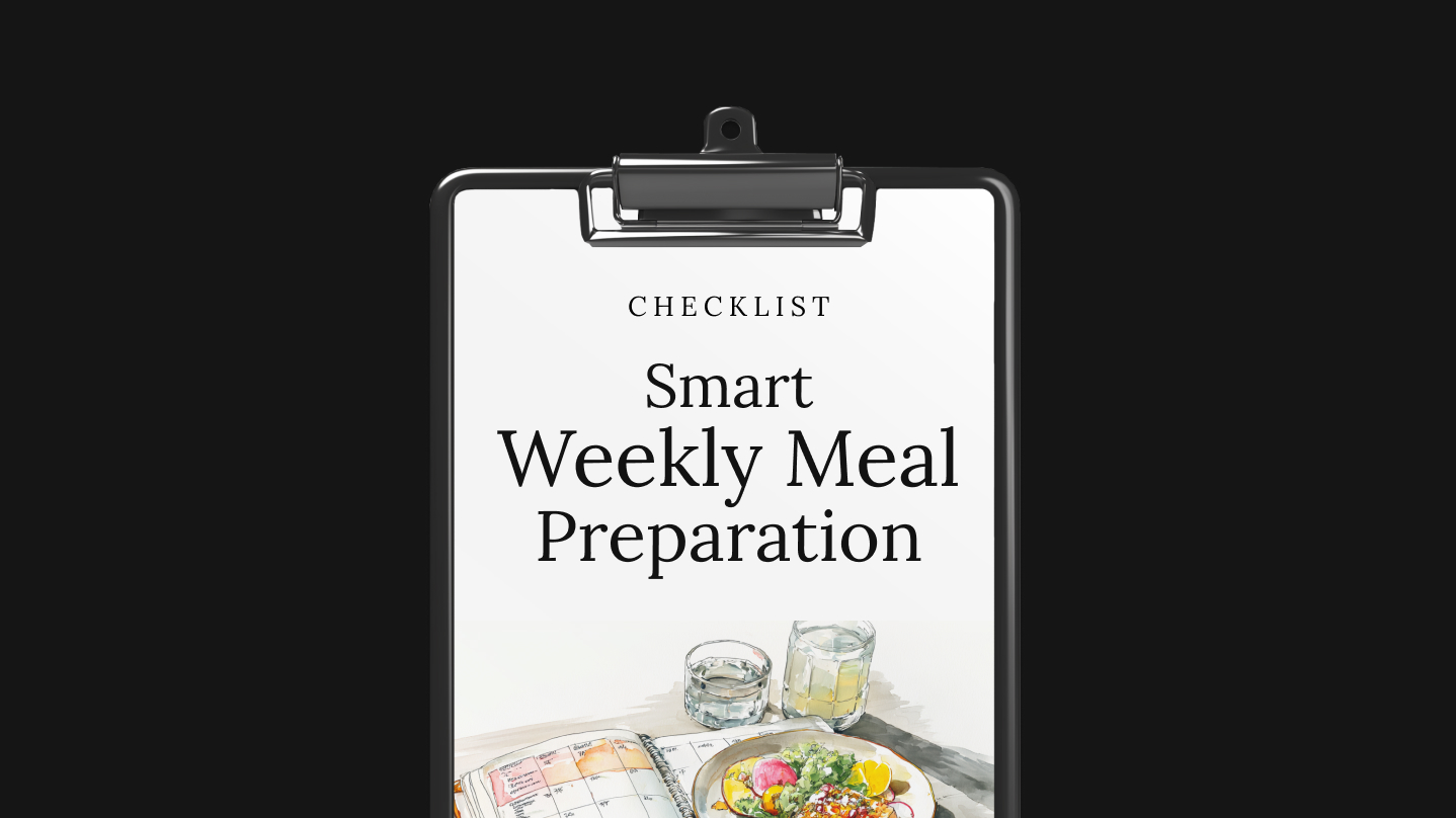 Smart Weekly Meal Preparation