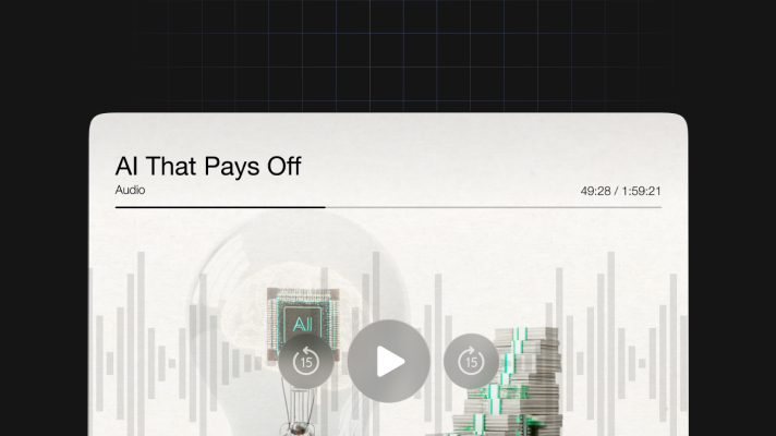 AI That Pays Off