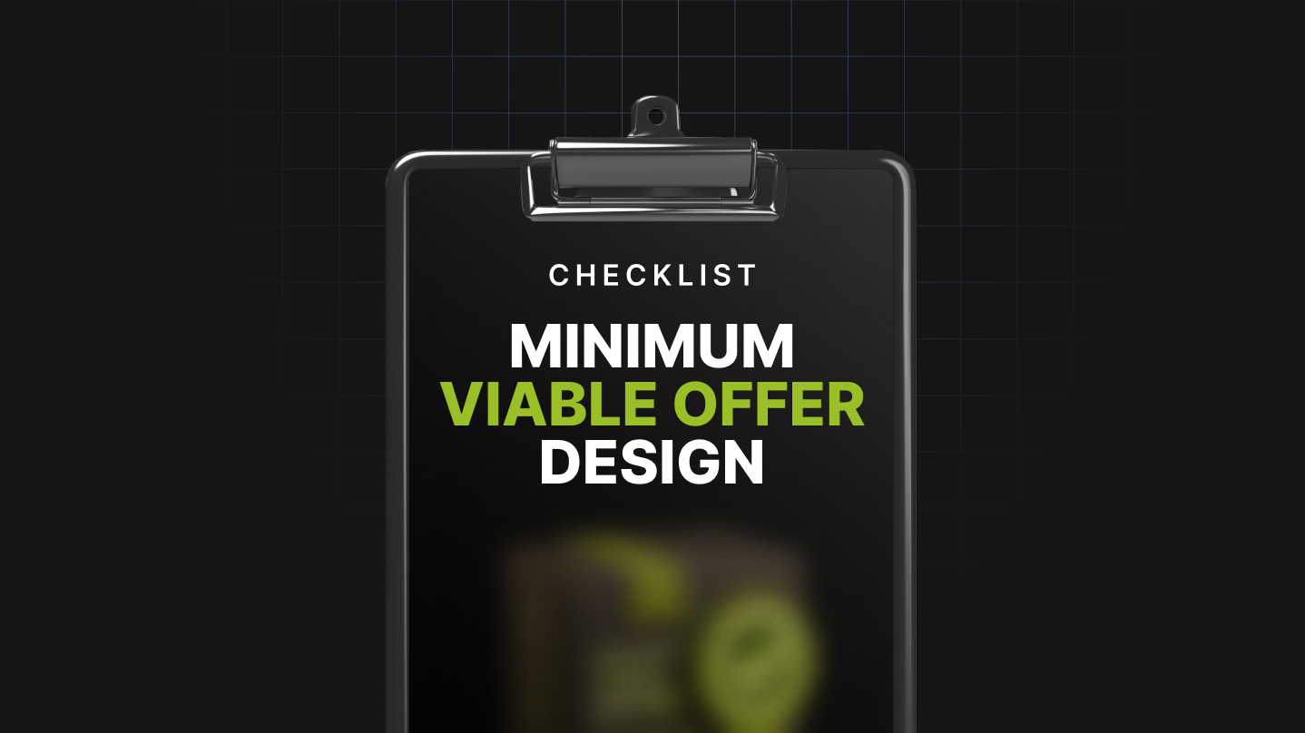 Minimum Viable Offer Design