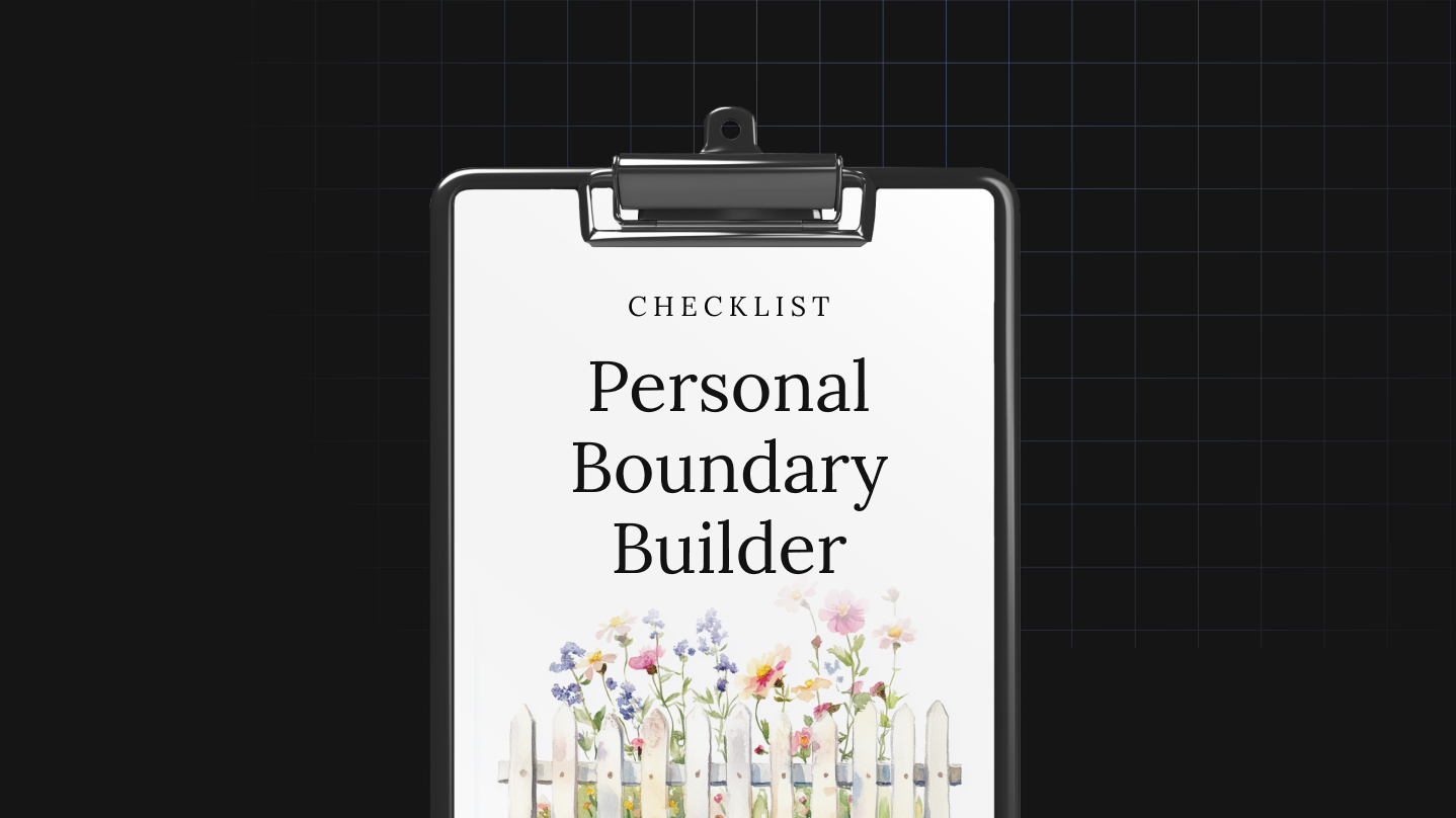 Personal Boundary Builder